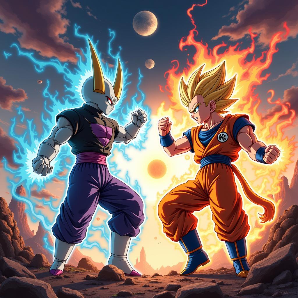 Goku Super Saiyan Vs Frieza