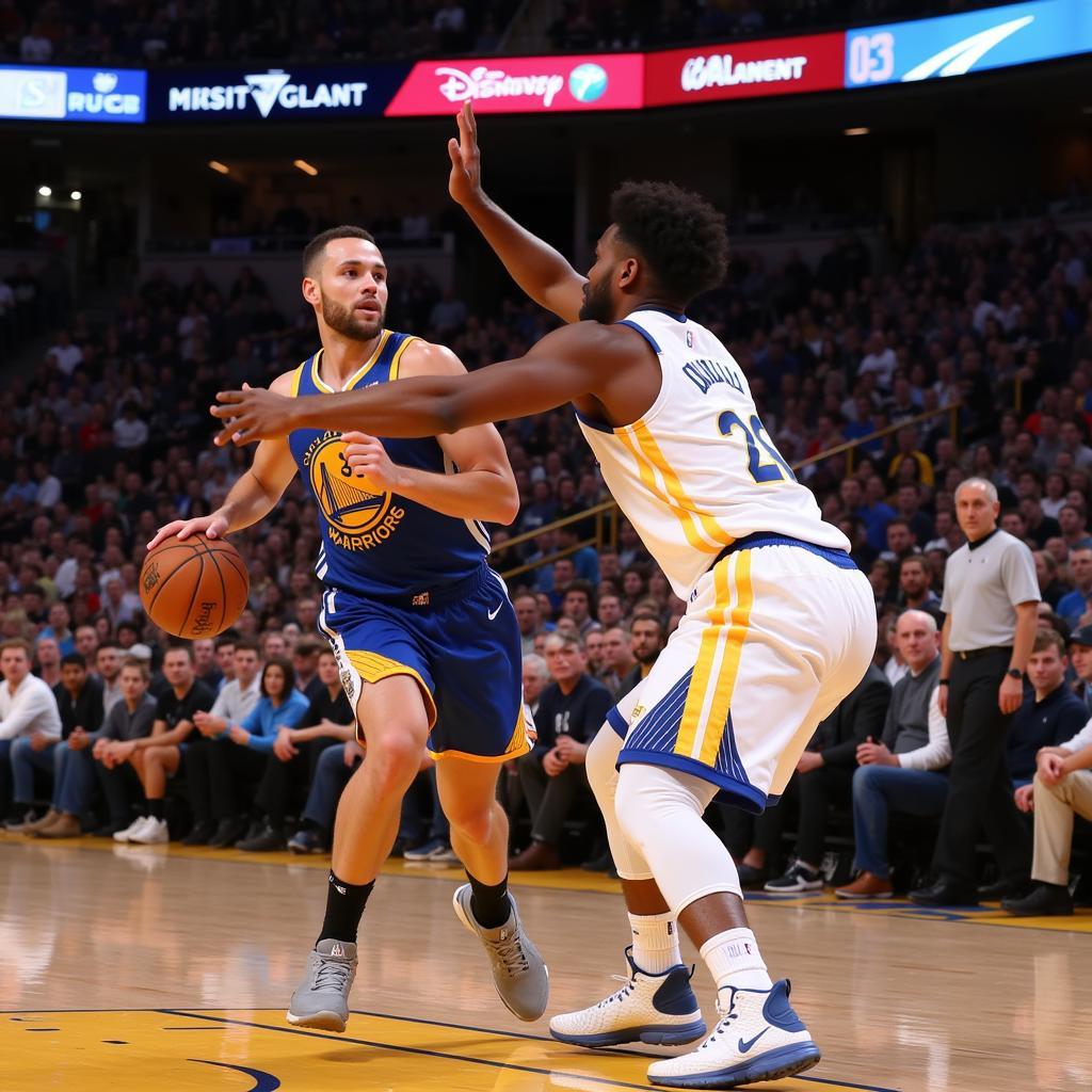 Golden State Warriors đối đầu Denver Nuggets: Màn so tài kịch tính và hấp dẫn giữa hai đội bóng hàng đầu miền Tây.