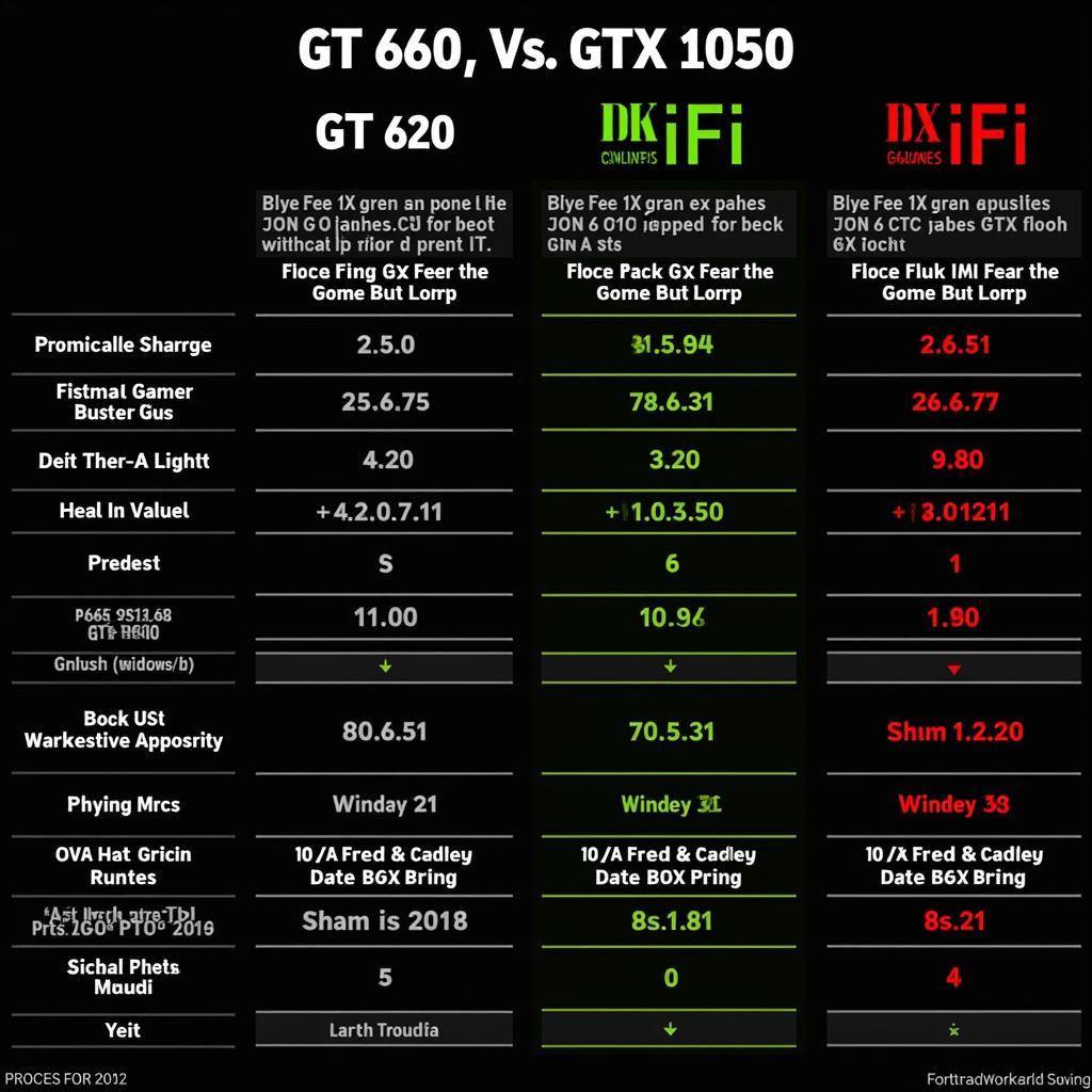 So sánh hiệu năng GT 640 vs GTX 1050 Ti