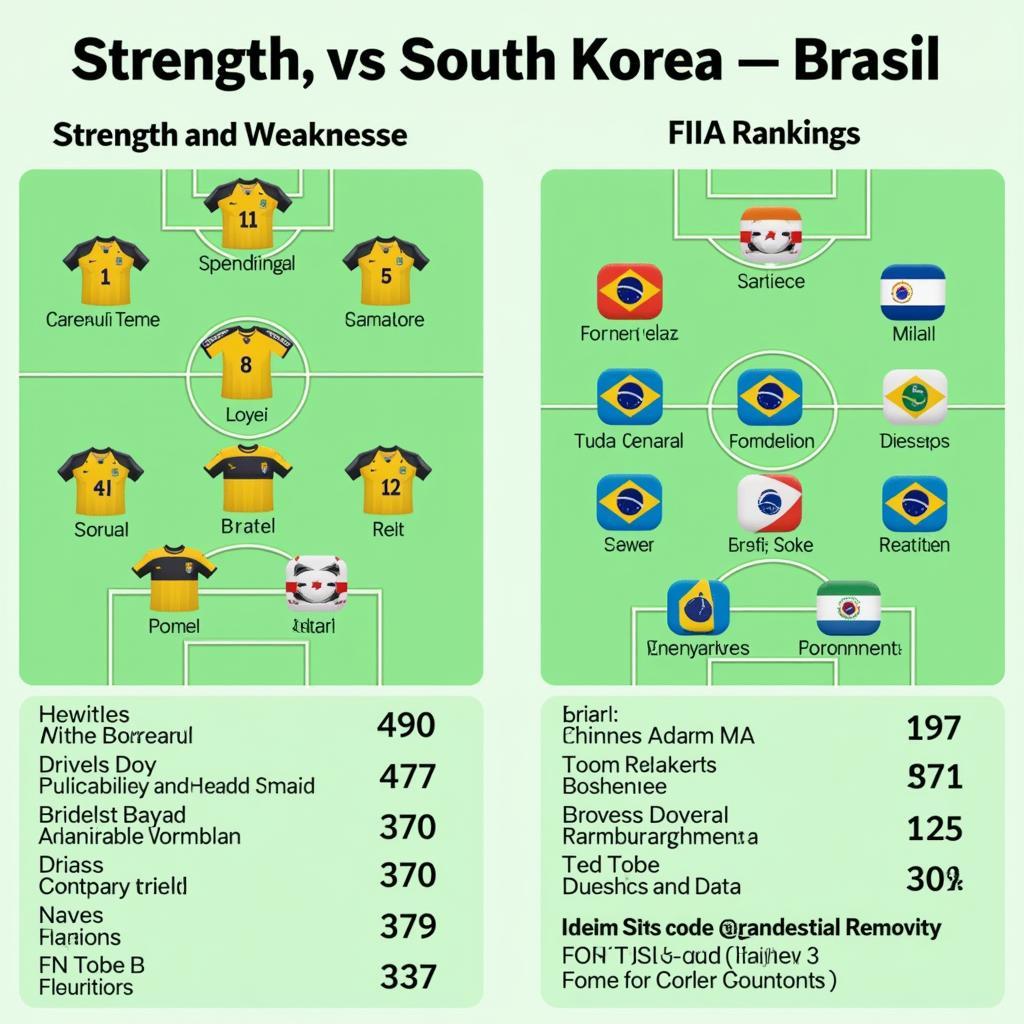 So sánh sức mạnh giữa Hàn Quốc và Brazil