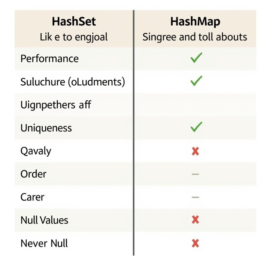 So sánh HashSet và HashMap