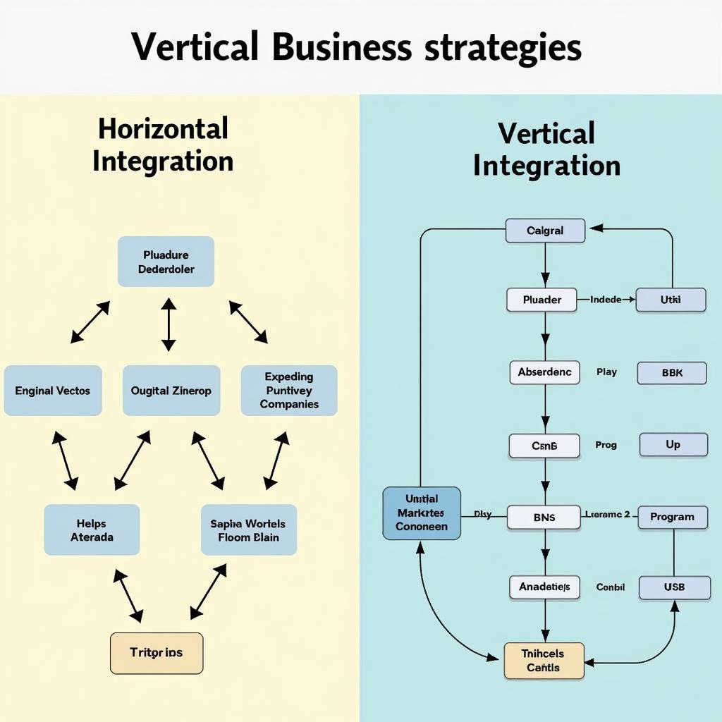 Chiến lược kinh doanh Horizontal vs Vertical