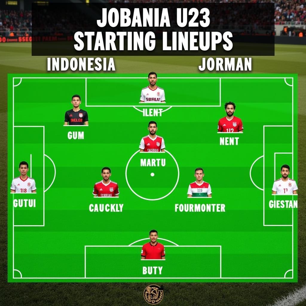 Đội hình ra sân dự kiến Indonesia vs Jordan U23