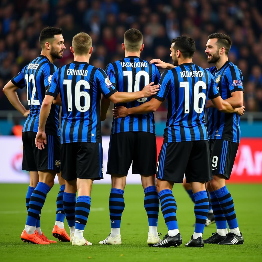 Hàng phòng ngự vững chắc của Inter Milan