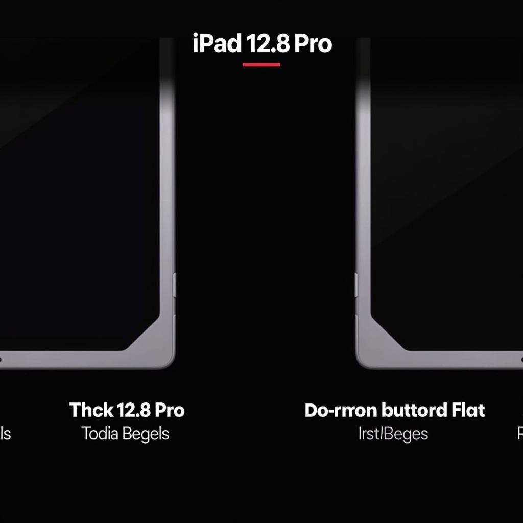 So sánh thiết kế iPad 12.9 Pro 2017 và 2018