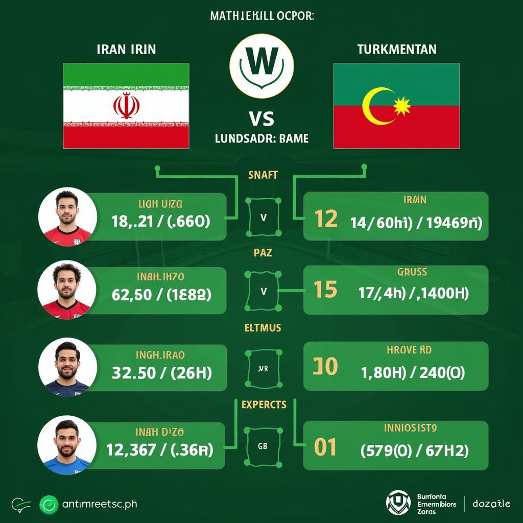 Dự đoán kết quả trận đấu Iran vs Turkmenistan