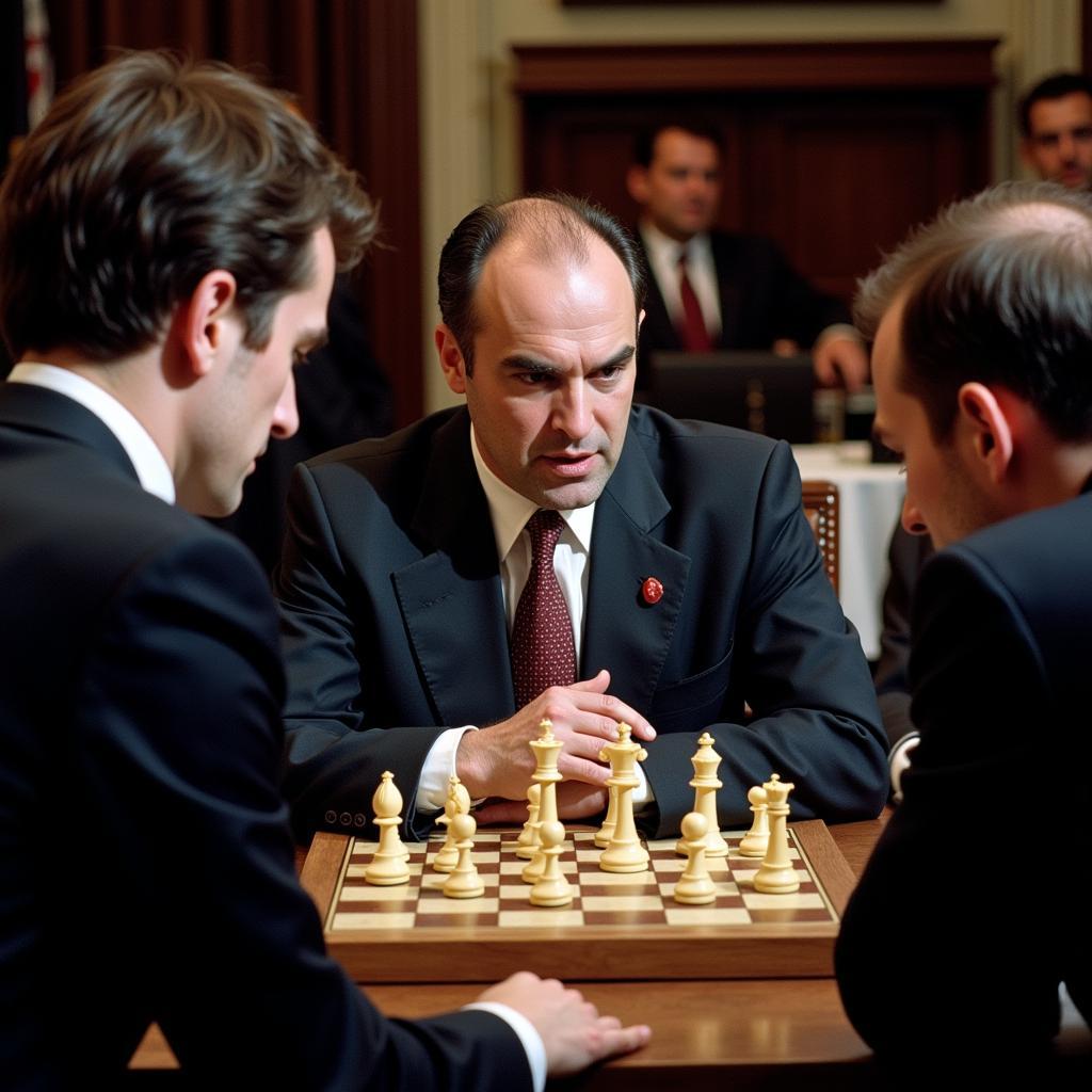 Kasparov đấu với Deep Blue trong trận đấu lịch sử năm 1997