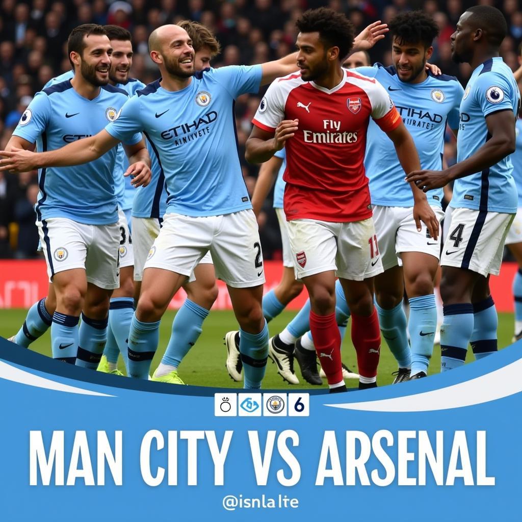 Kết quả trận đấu Man City vs Arsenal 2024: Ai là người chiến thắng?