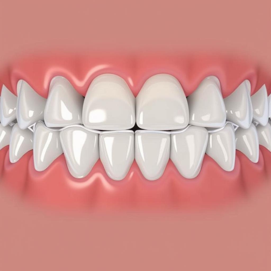 Khay niềng trong suốt Invisalign trên răng