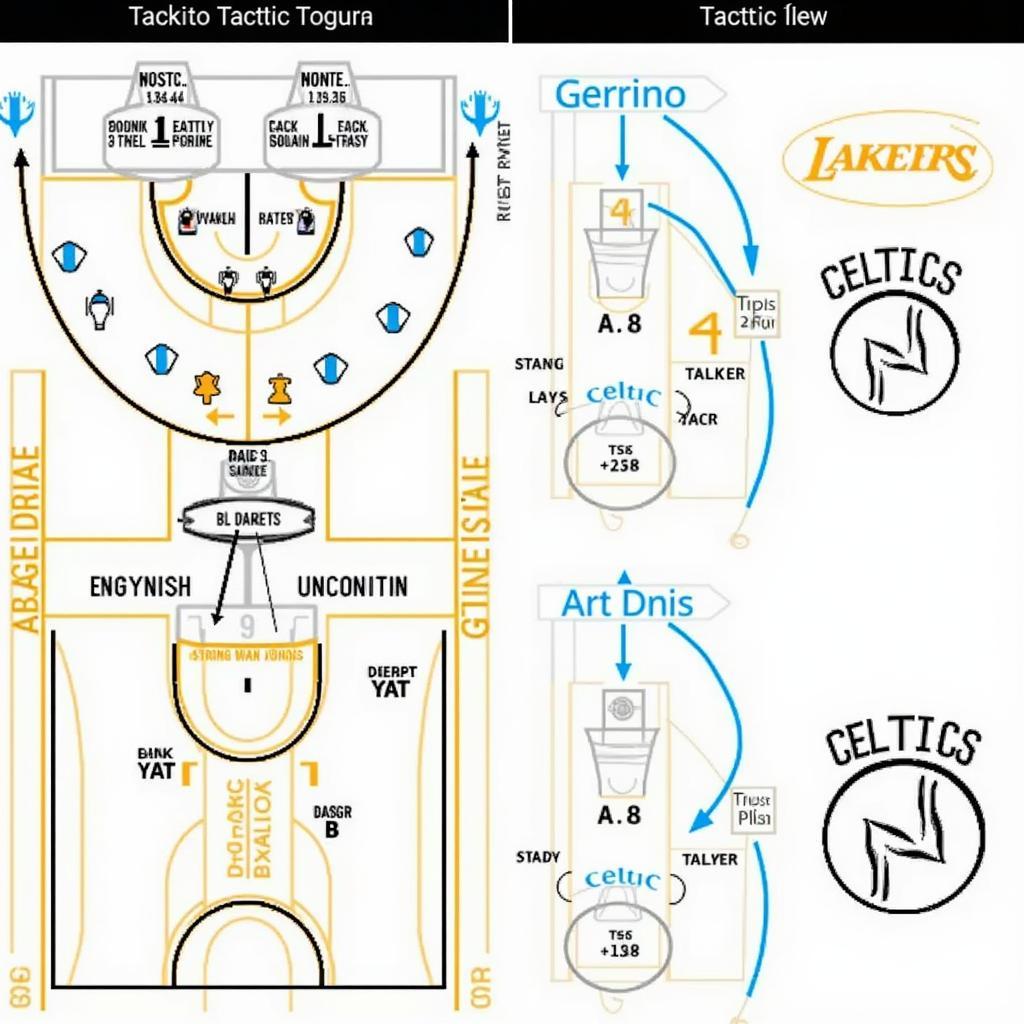 Phân tích chiến thuật Lakers vs Celtics