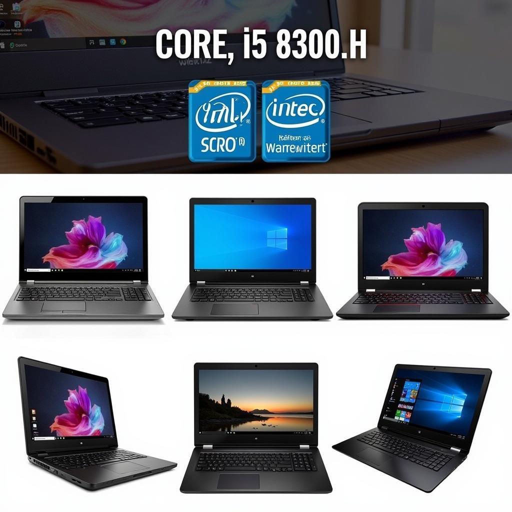 Laptop gaming với Core i5 8300H và i7 8750h