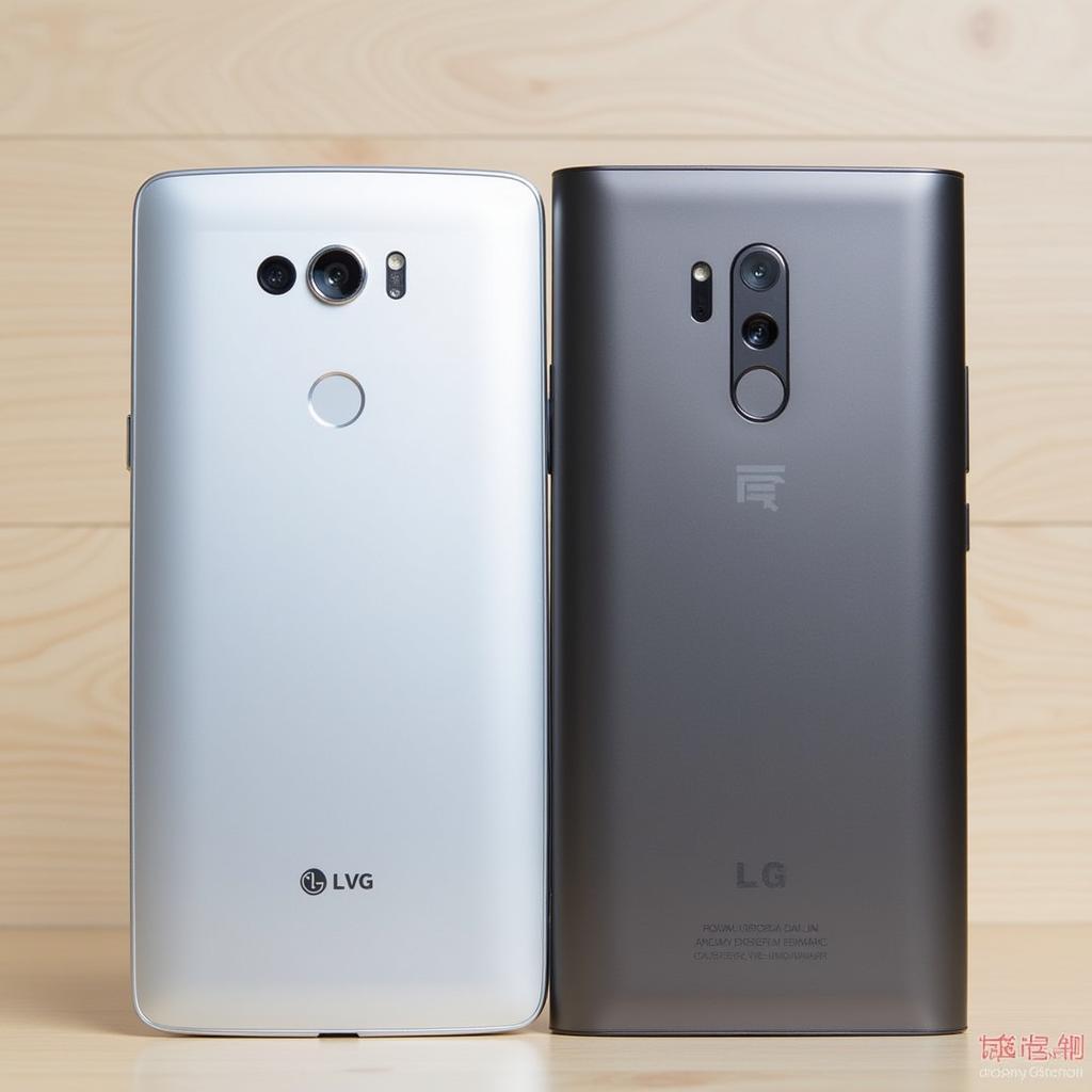 So sánh thiết kế LG V30 và Mi Mix 2