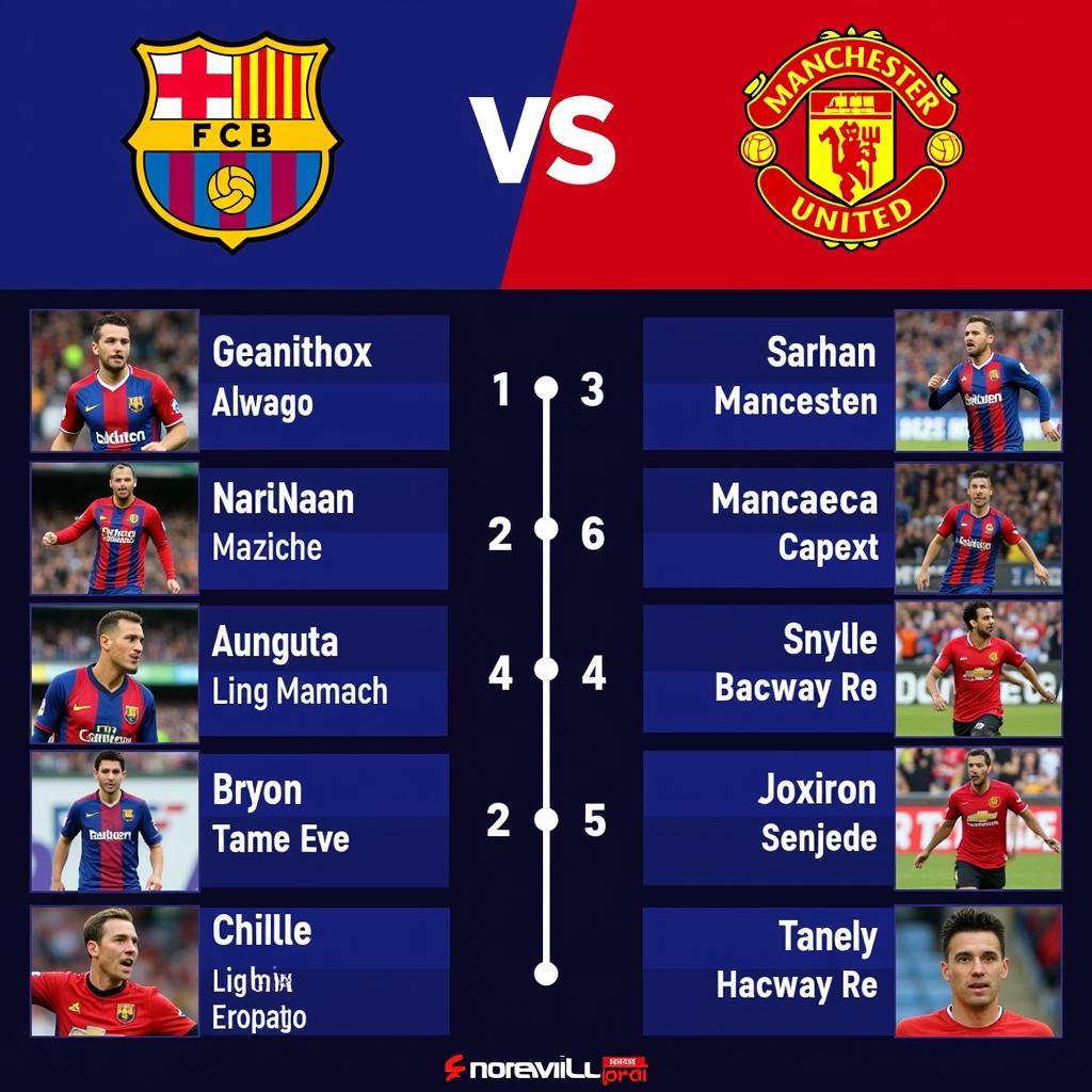 Lịch sử đối đầu giữa Barca và Man U