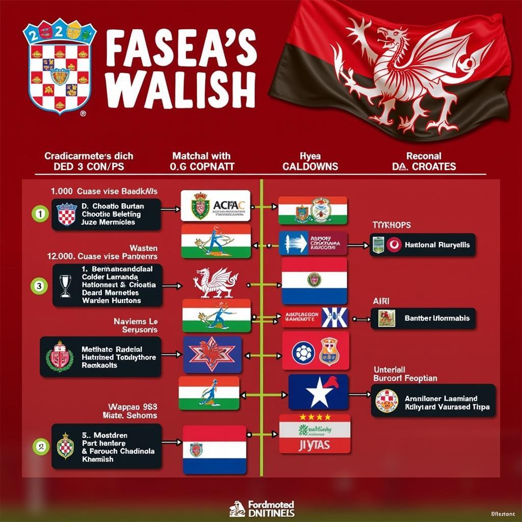 Lịch sử đối đầu Croatia vs Wales