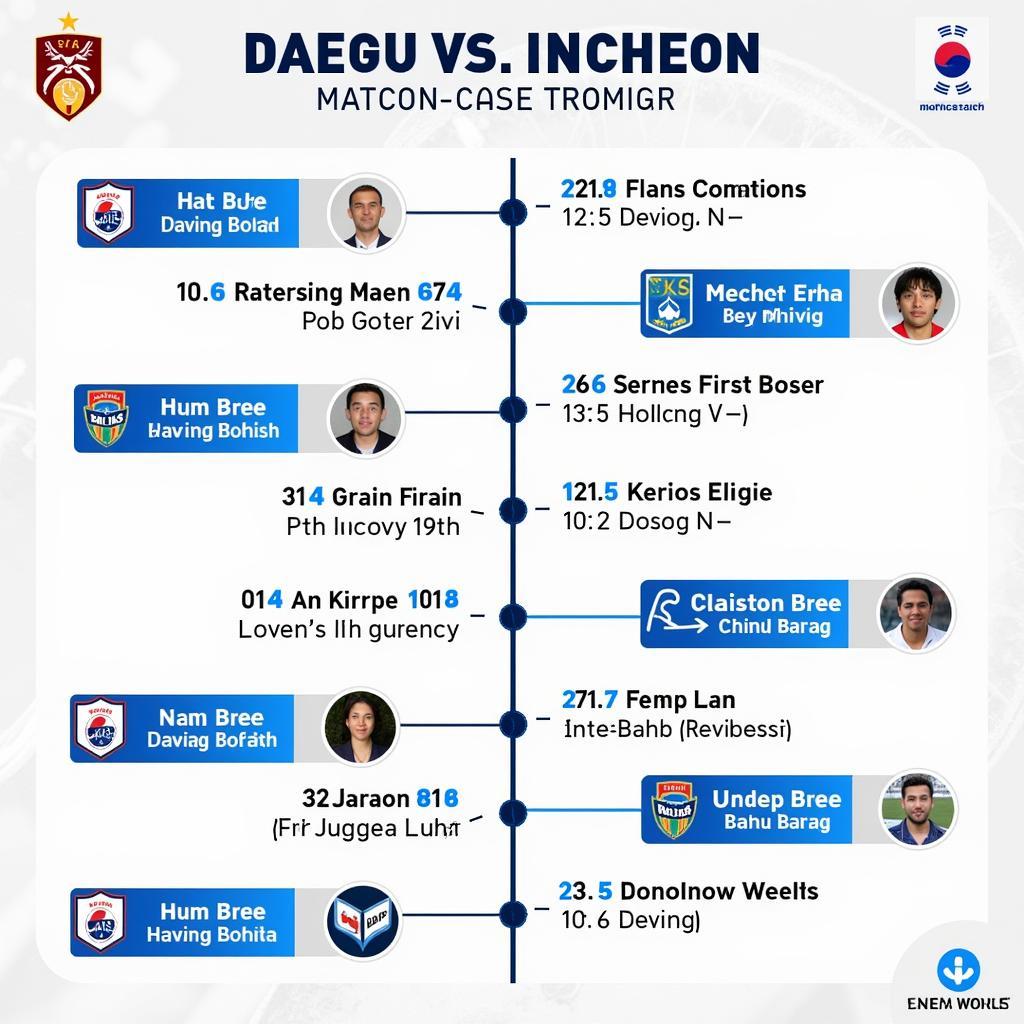 Lịch sử đối đầu Daegu vs Incheon