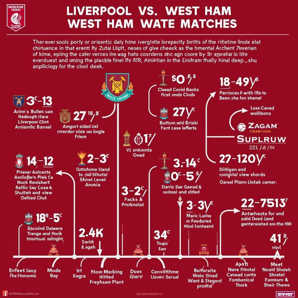 Lịch sử đối đầu Liverpool West Ham