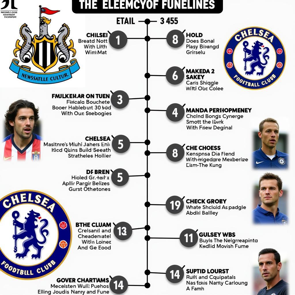 Lịch sử đối đầu giữa Newcastle và Chelsea