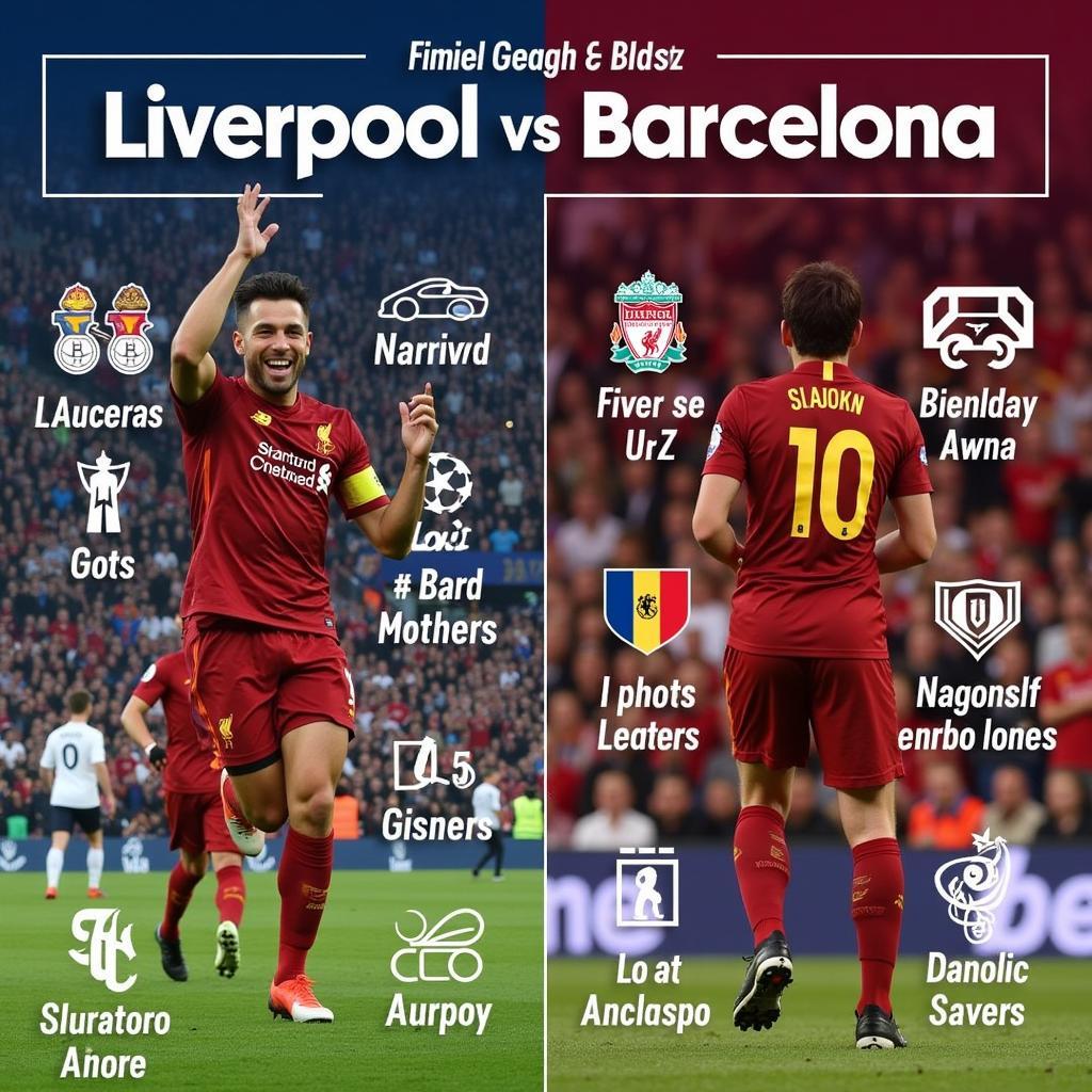 Những khoảnh khắc kinh điển của trận đấu Liverpool vs Barcelona tại Champions League