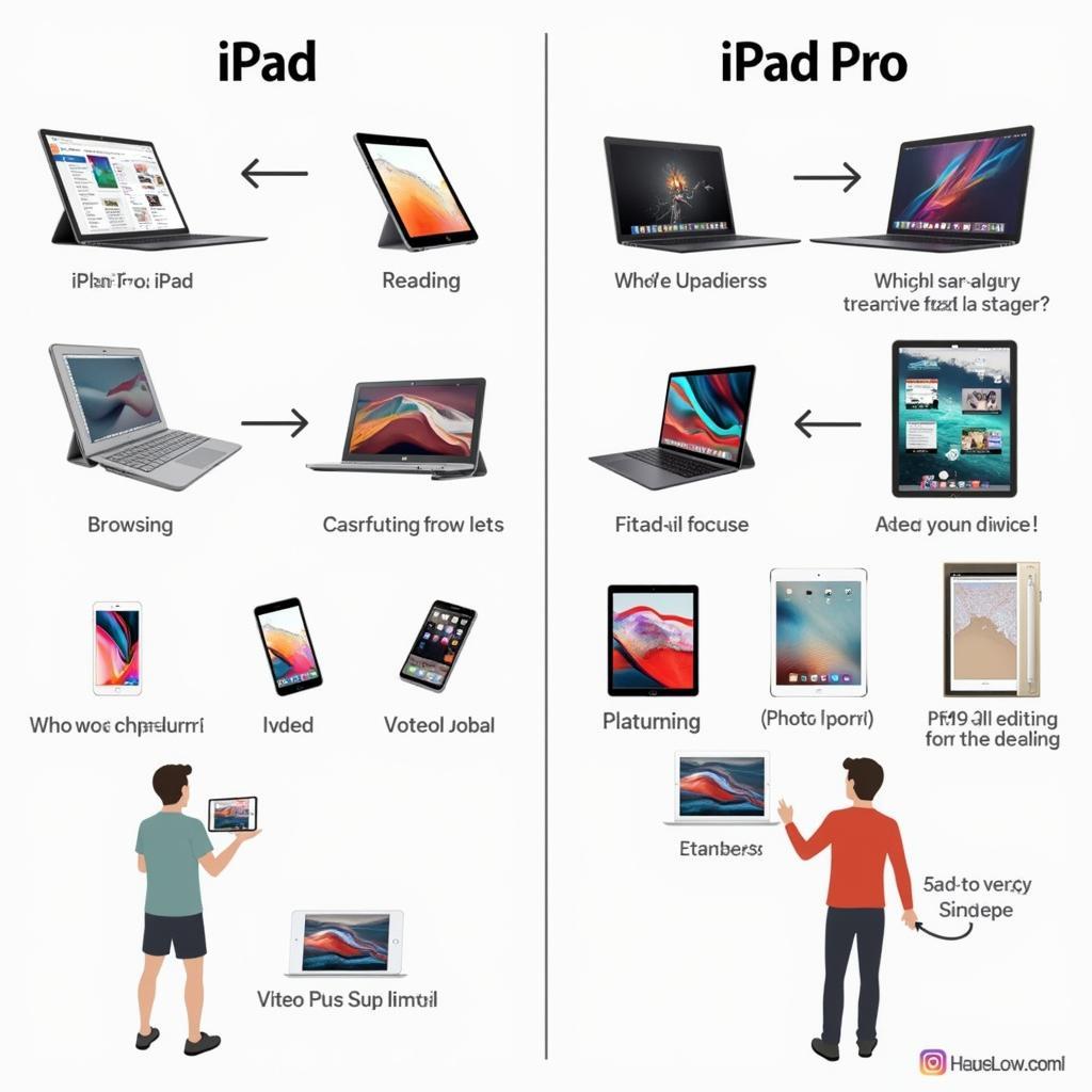 Lựa chọn iPad vs iPad Pro