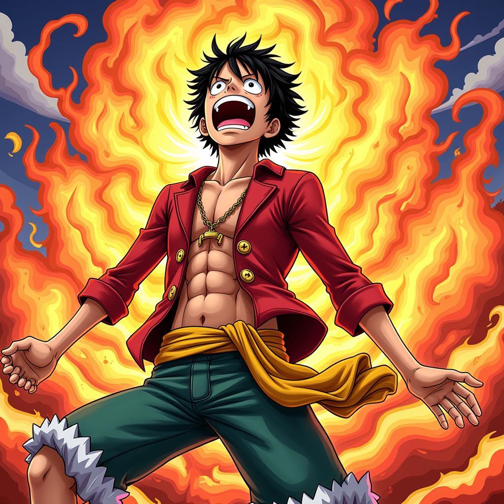 Luffy Gear 5 thức tỉnh