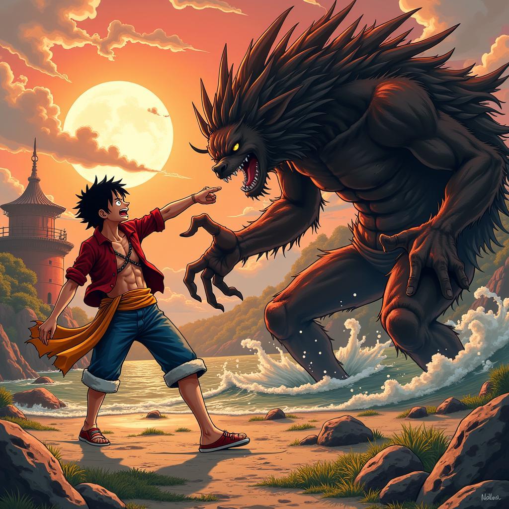 Luffy đối đầu Arlong tại East Blue