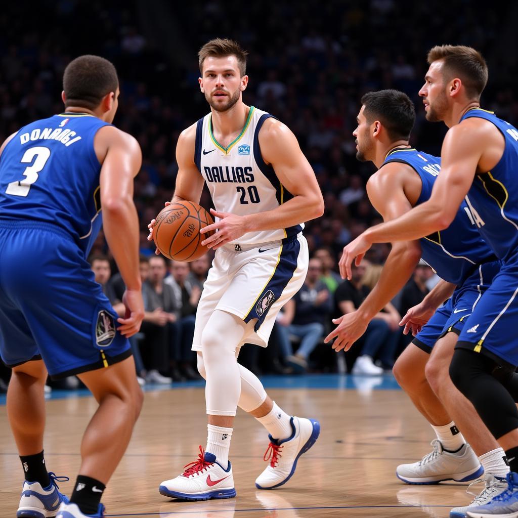 Luka Dončić dẫn dắt tấn công