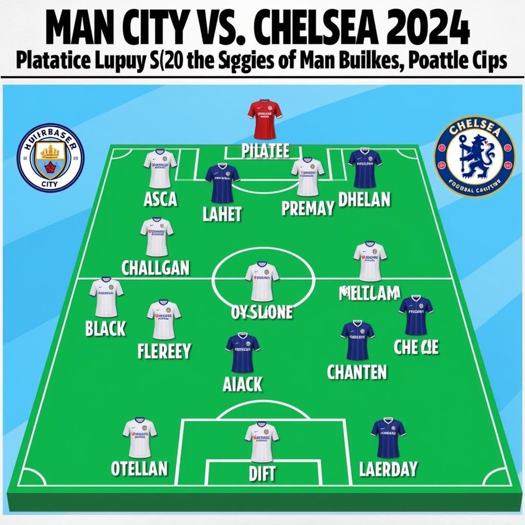 Đội hình ra sân dự kiến Man City vs Chelsea 2024