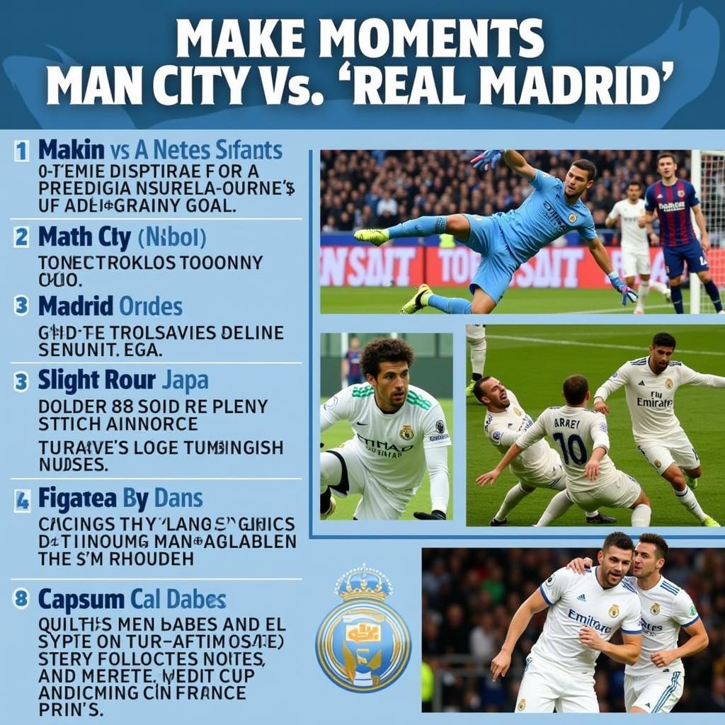 Man City vs Real Madrid: Highlight trận đấu