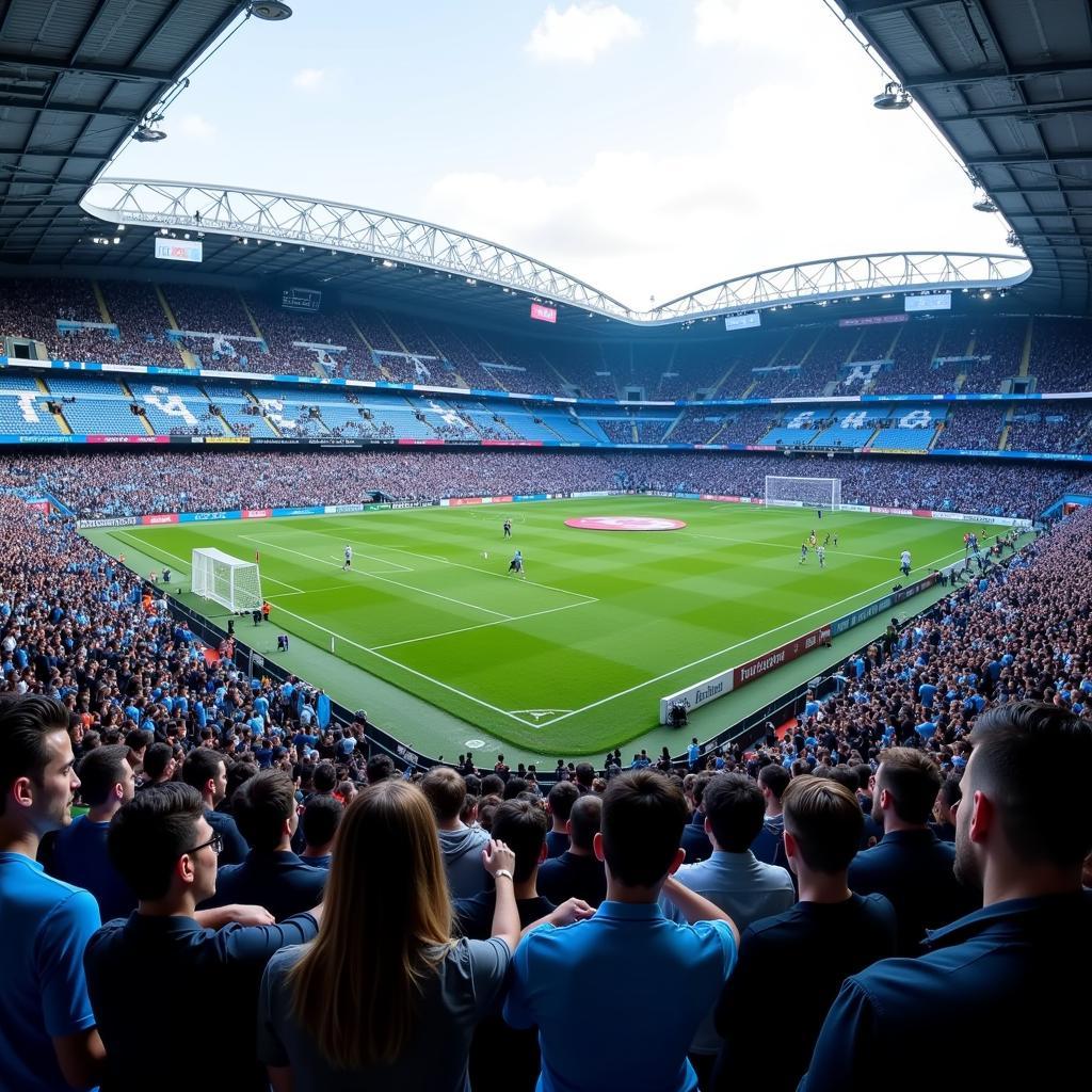 Man City vs Tottenham: Sân Etihad