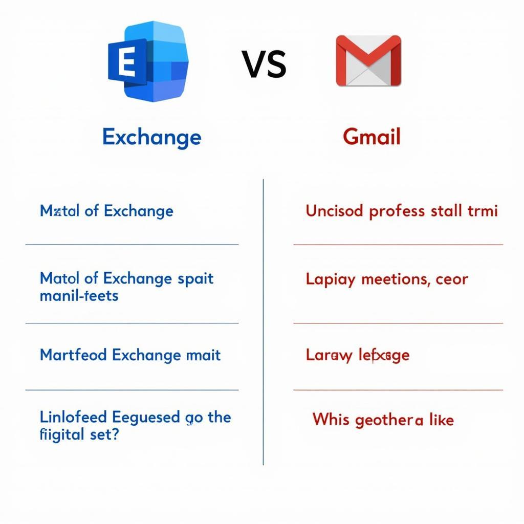 Tổng kết so sánh Microsoft Exchange và Gmail