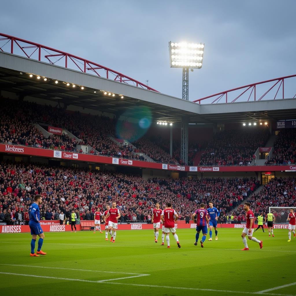 Middlesbrough đối đầu với đối thủ tại sân vận động Riverside