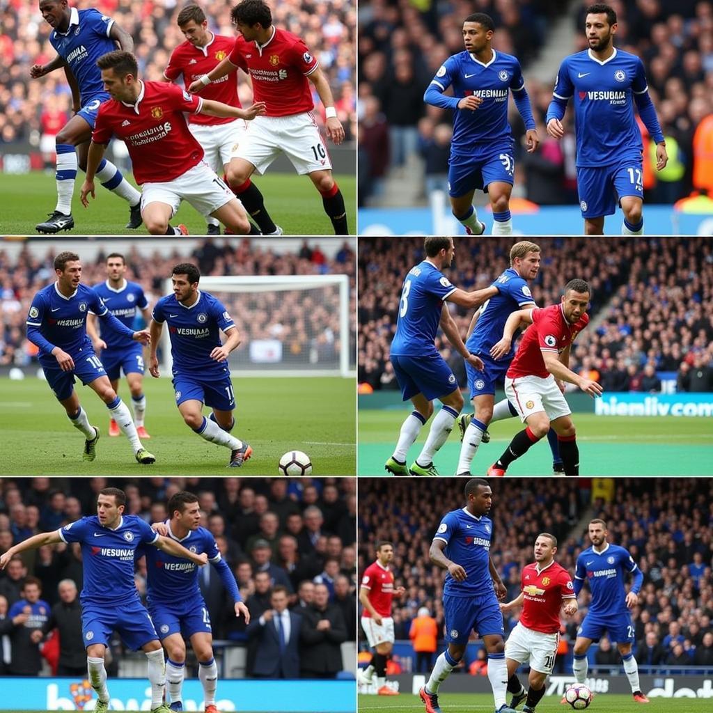 Những khoảnh khắc đáng nhớ trong trận đấu MU vs Chelsea 2014