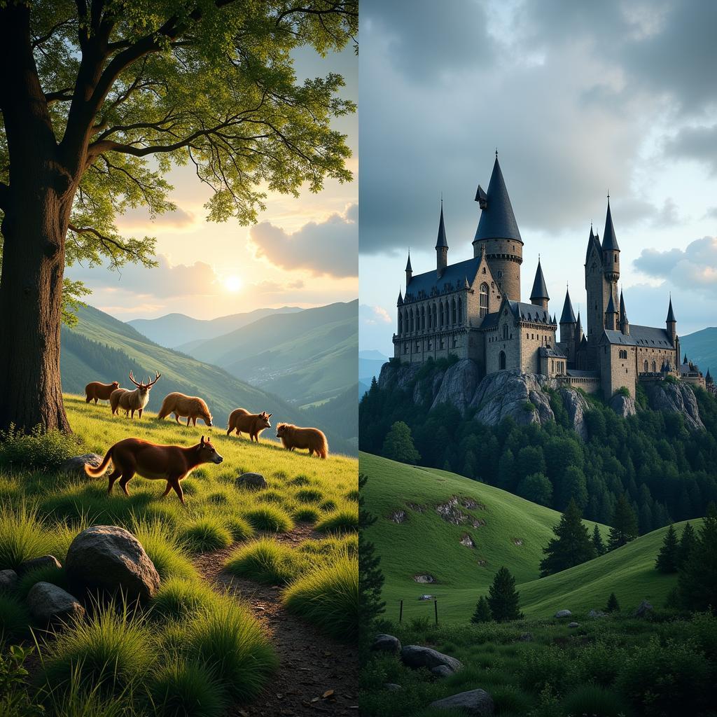 So sánh thế giới phép thuật Narnia và Hogwarts