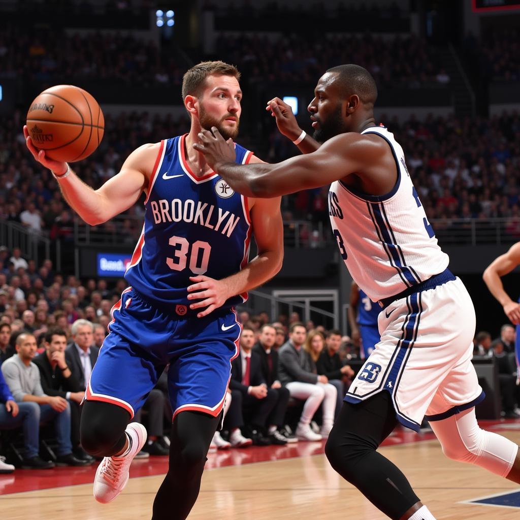 Trận đấu giữa Brooklyn Nets và Philadelphia 76ers tại NBA