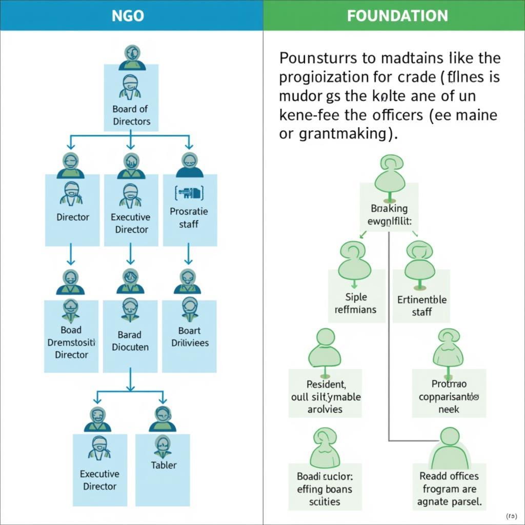 NGO vs Foundation Organizational Structure