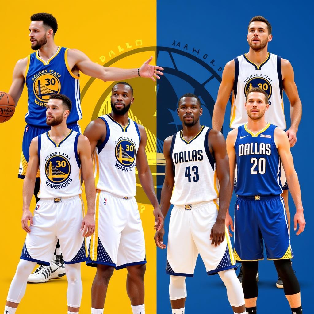 Những Ngôi Sao Làm Nên Thương Hiệu Warriors vs Mavericks