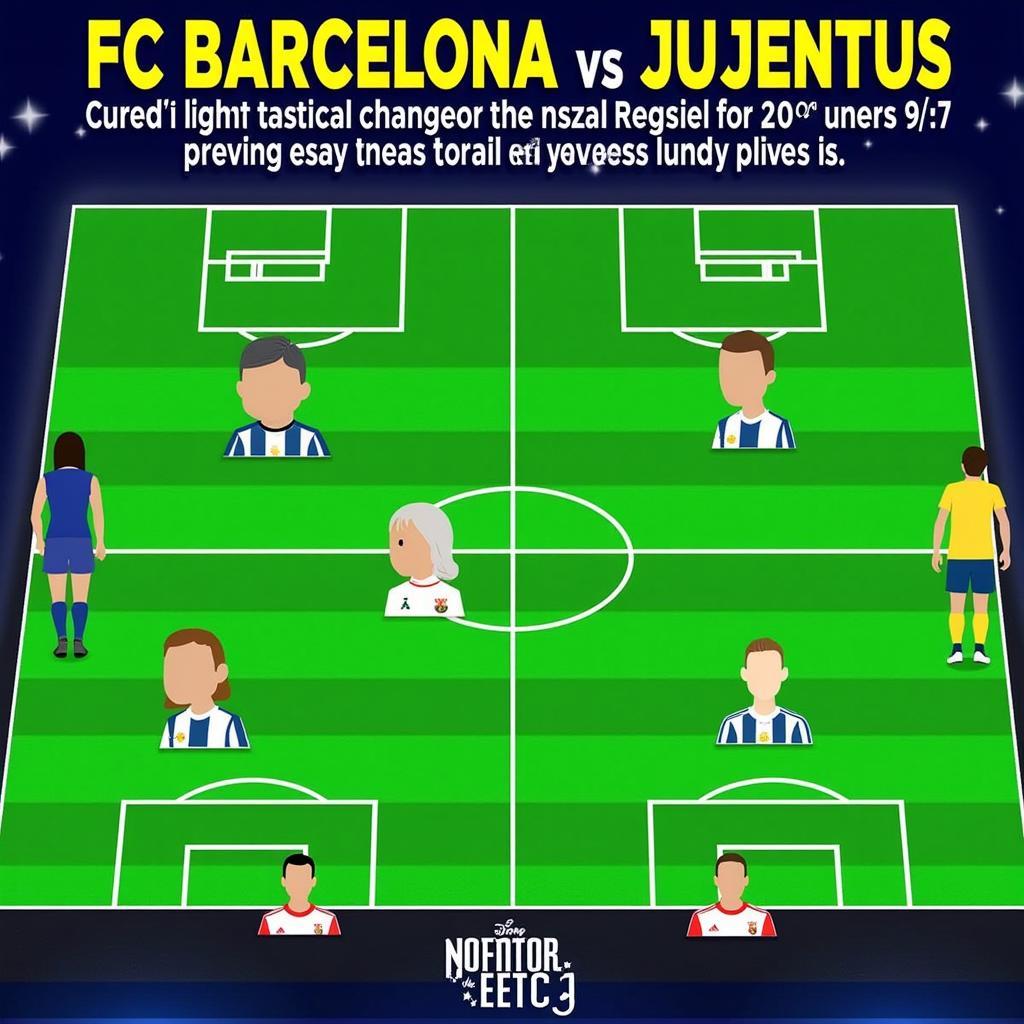 Nhận định Barca vs Juventus: Chiến thuật của hai đội