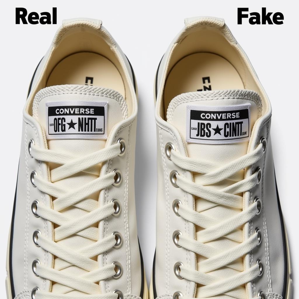 Phân biệt Converse Off White Fake và Real: Hướng dẫn chi tiết