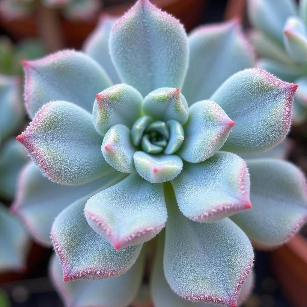 Phân biệt lá Echeveria Lilacina