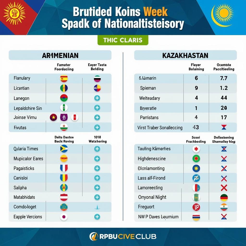 Phân tích lực lượng Armenia và Kazakhstan