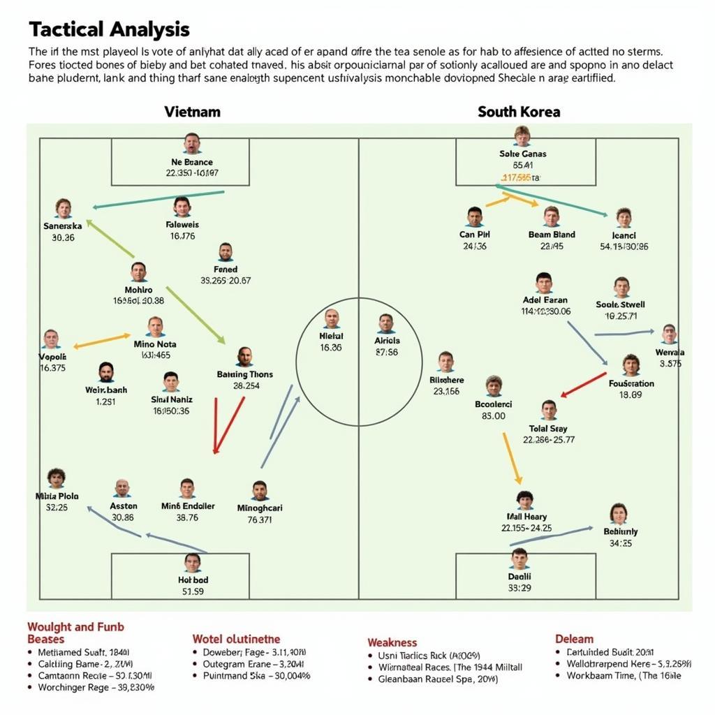 Phân tích Sức Mạnh Đội Tuyển Việt Nam và Hàn Quốc
