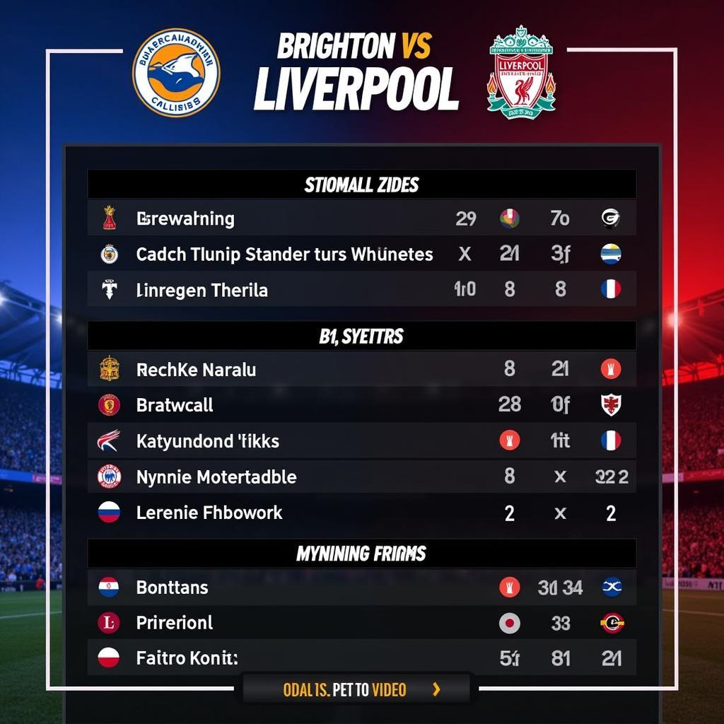 Phân tích tỷ lệ kèo Brighton vs Liverpool