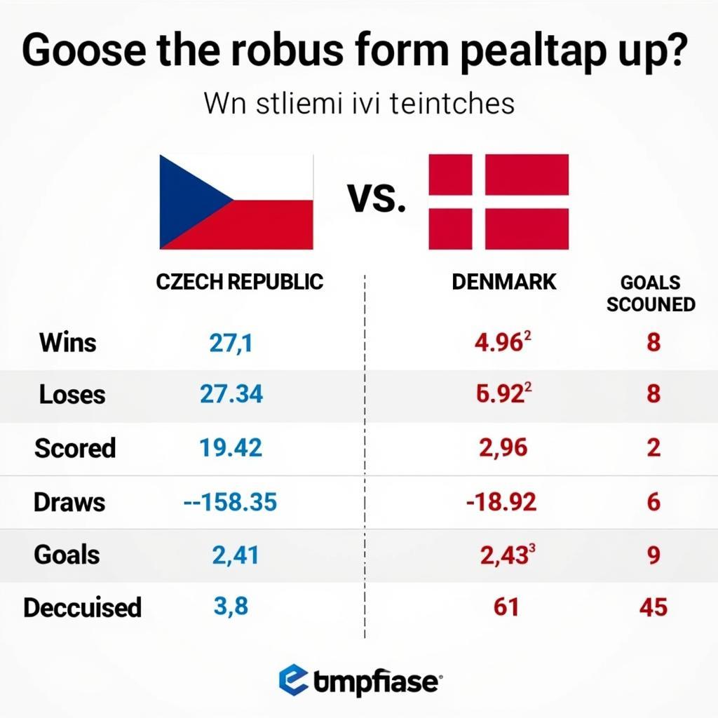 Phong độ thi đấu gần đây của Czech Republic và Denmark