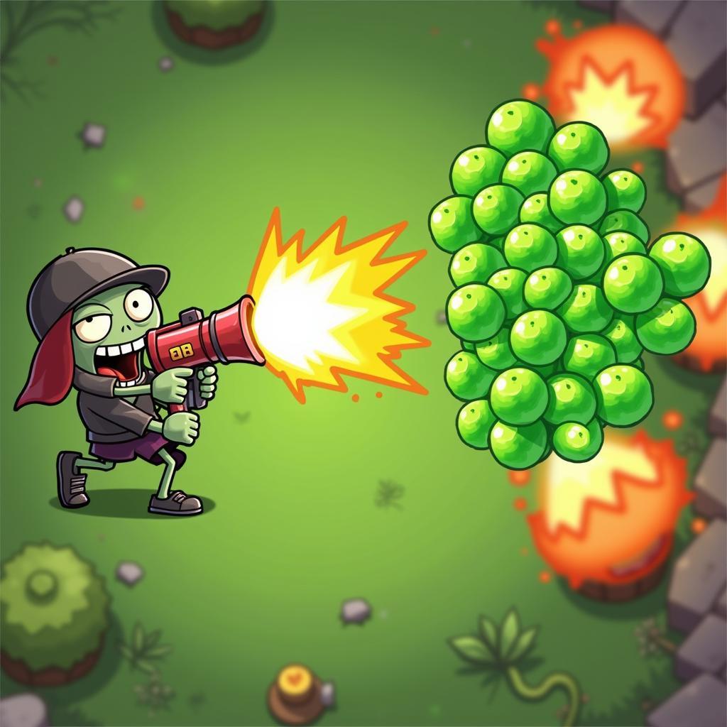 Plants vs. Zombies 2 Peashooter nâng cấp