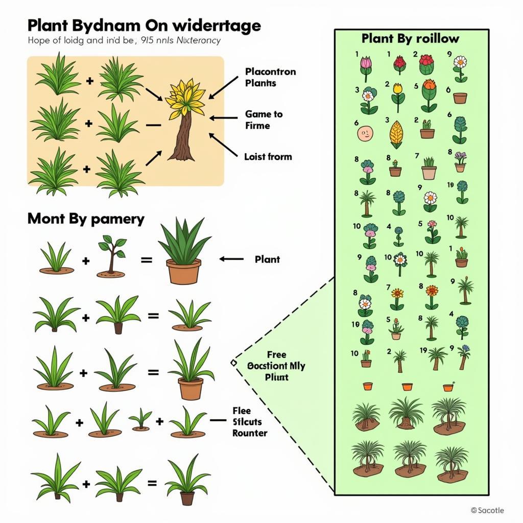 A visual guide to Plants vs. Zombies strategy.