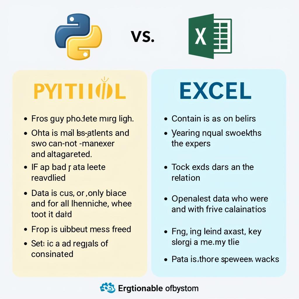 So sánh Python vs Excel: Tổng quan về ưu nhược điểm và ứng dụng của từng công cụ