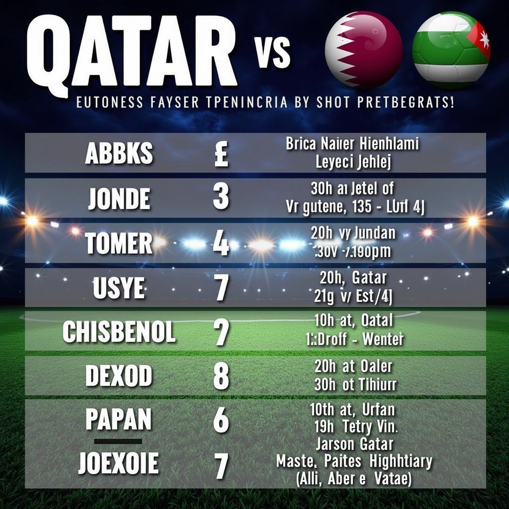 Phân tích kèo và dự đoán kết quả trận đấu Qatar vs Jordan