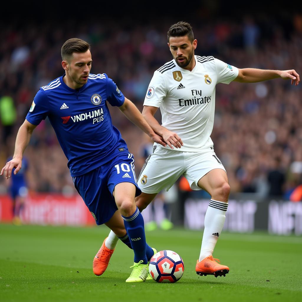 Trận đấu giữa Real Madrid và Chelsea