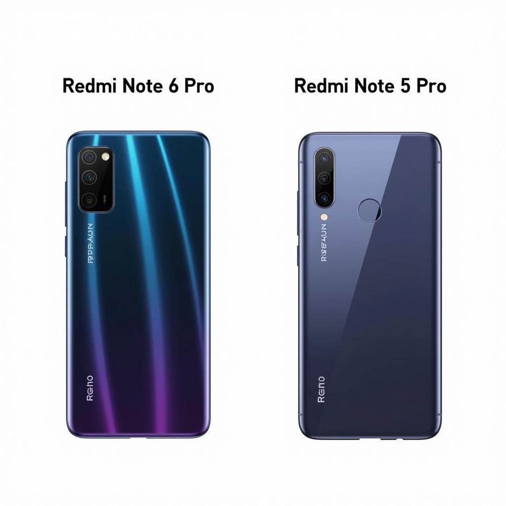 So sánh thiết kế Redmi Note 6 Pro và Redmi Note 5 Pro