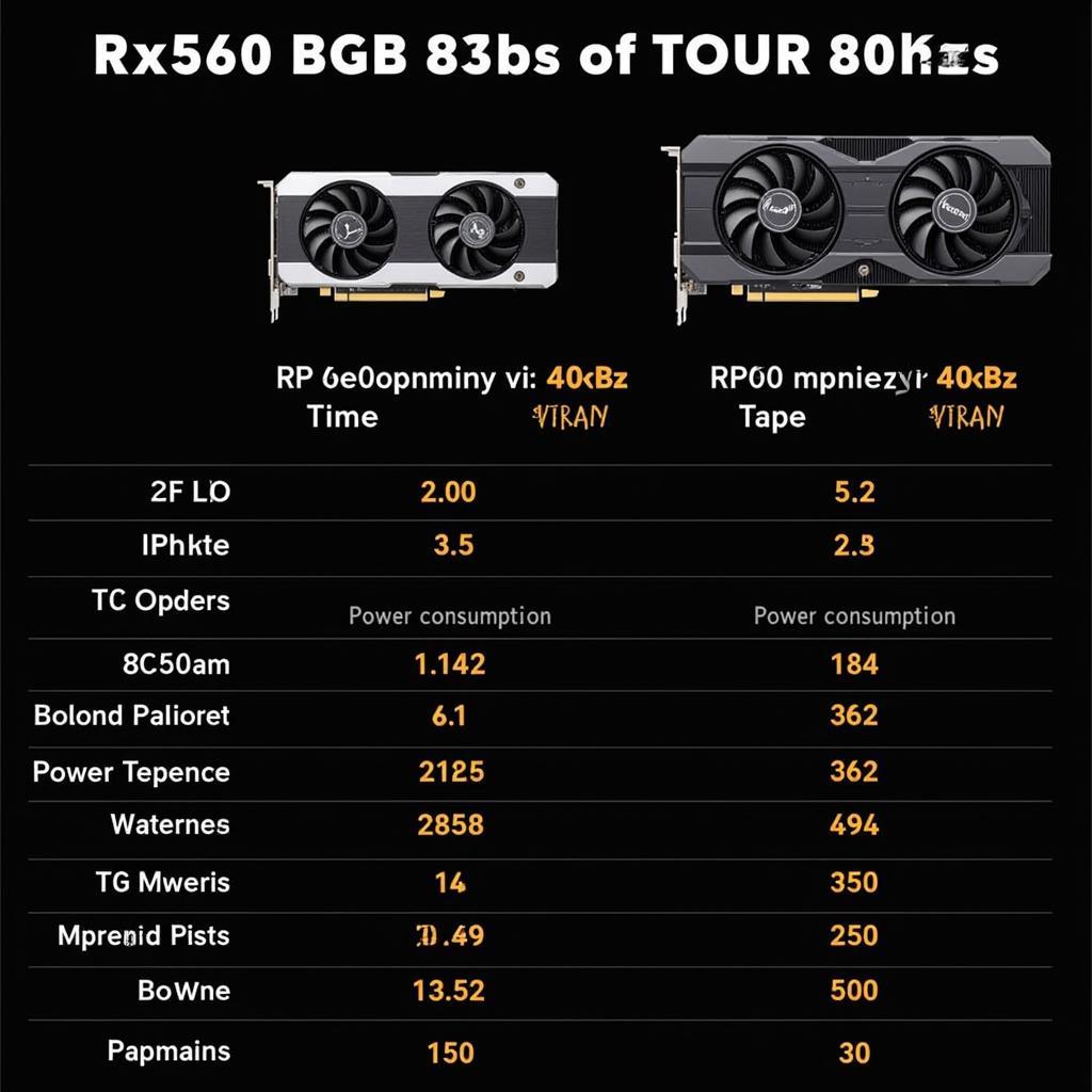 RX 580 8GB vs 4GB: So sánh thông số